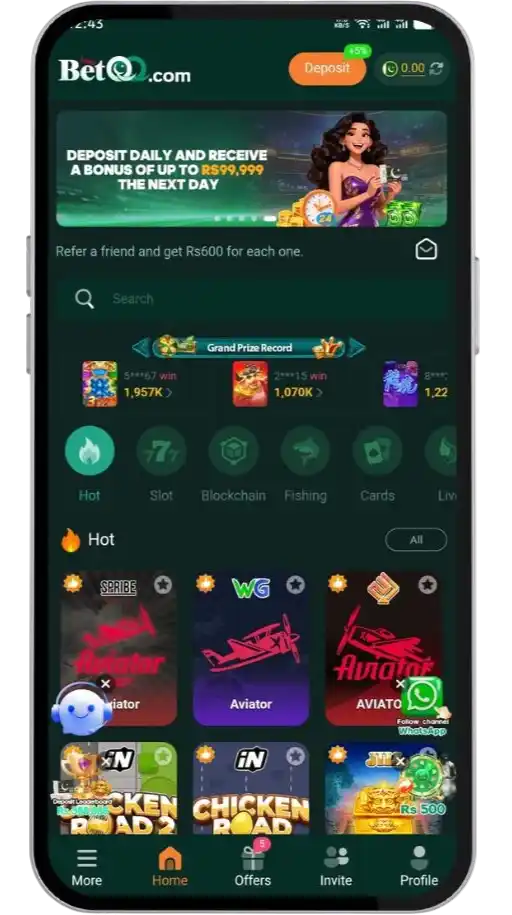 BetQQ Game Display