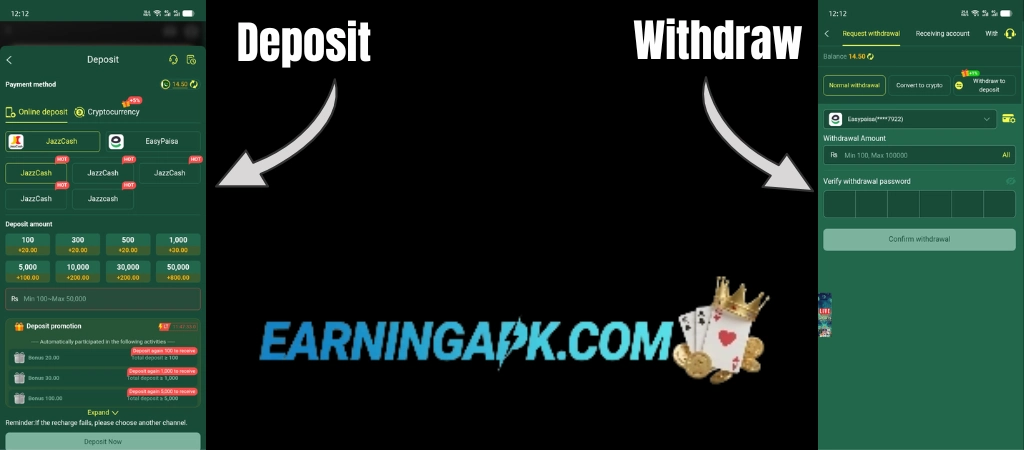 K666 Game Deposit Withdraw