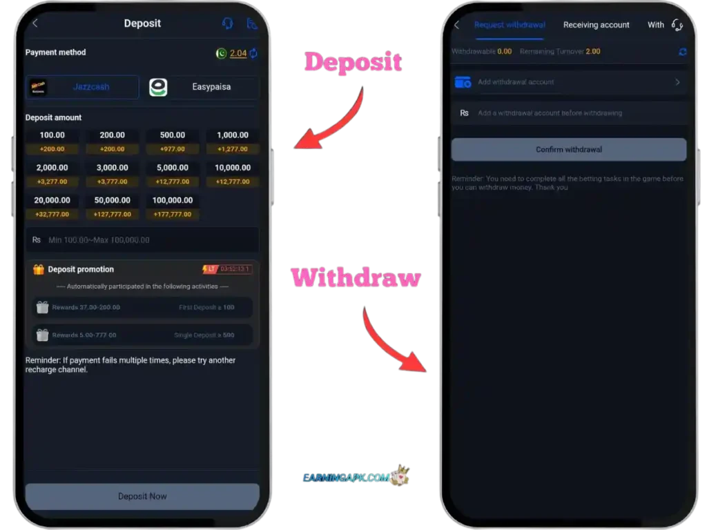 OK37 Game Transacton Process