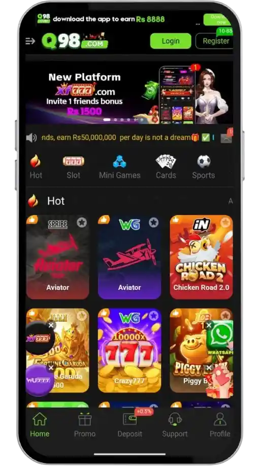 Q98 Game Display Imag