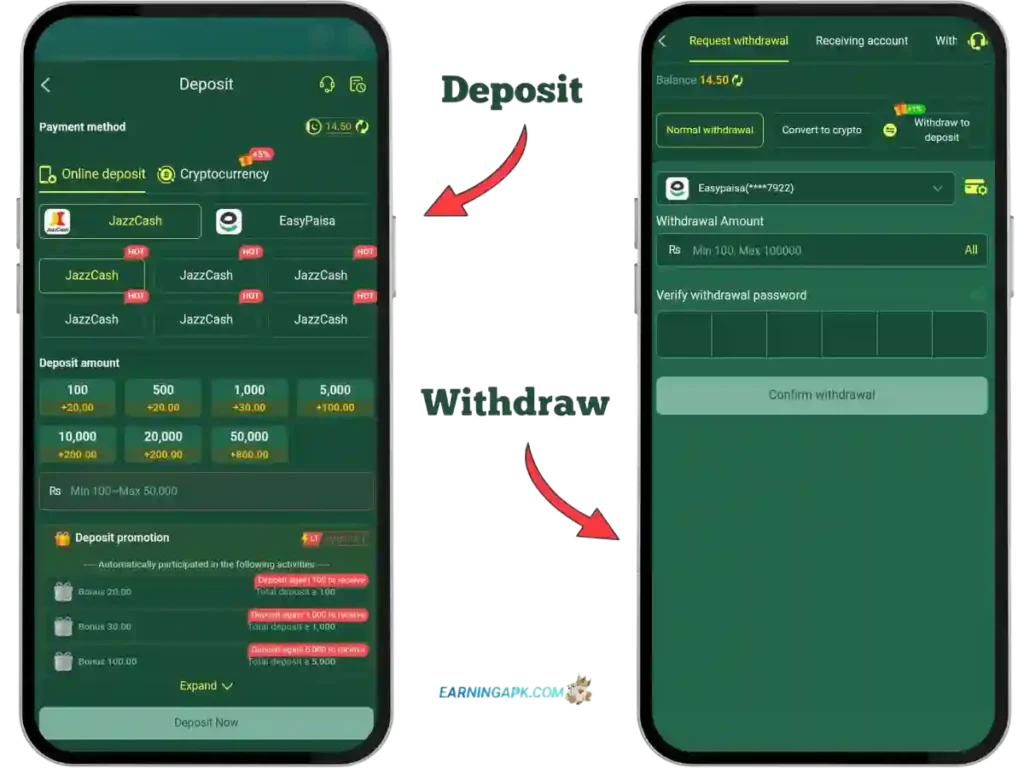 K666 Game withdrawal process