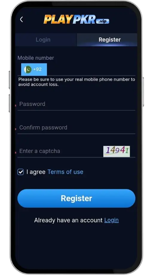 PLAYPKR Register
