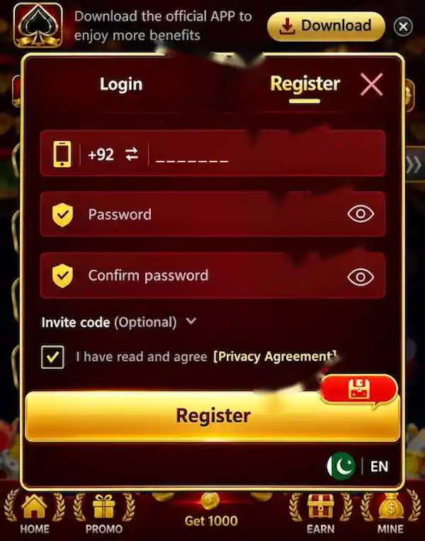 Y71 Game Register Method