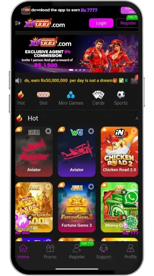 XF777 Game Dashboard Imag